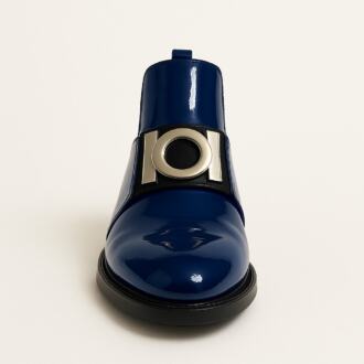 LIZARD BRAND BLUE PATENT LOAFER P2506 ENFACE